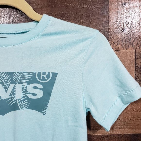 Levi's NWT batwing palm tree print logo graphic ts - Picture 4 of 8